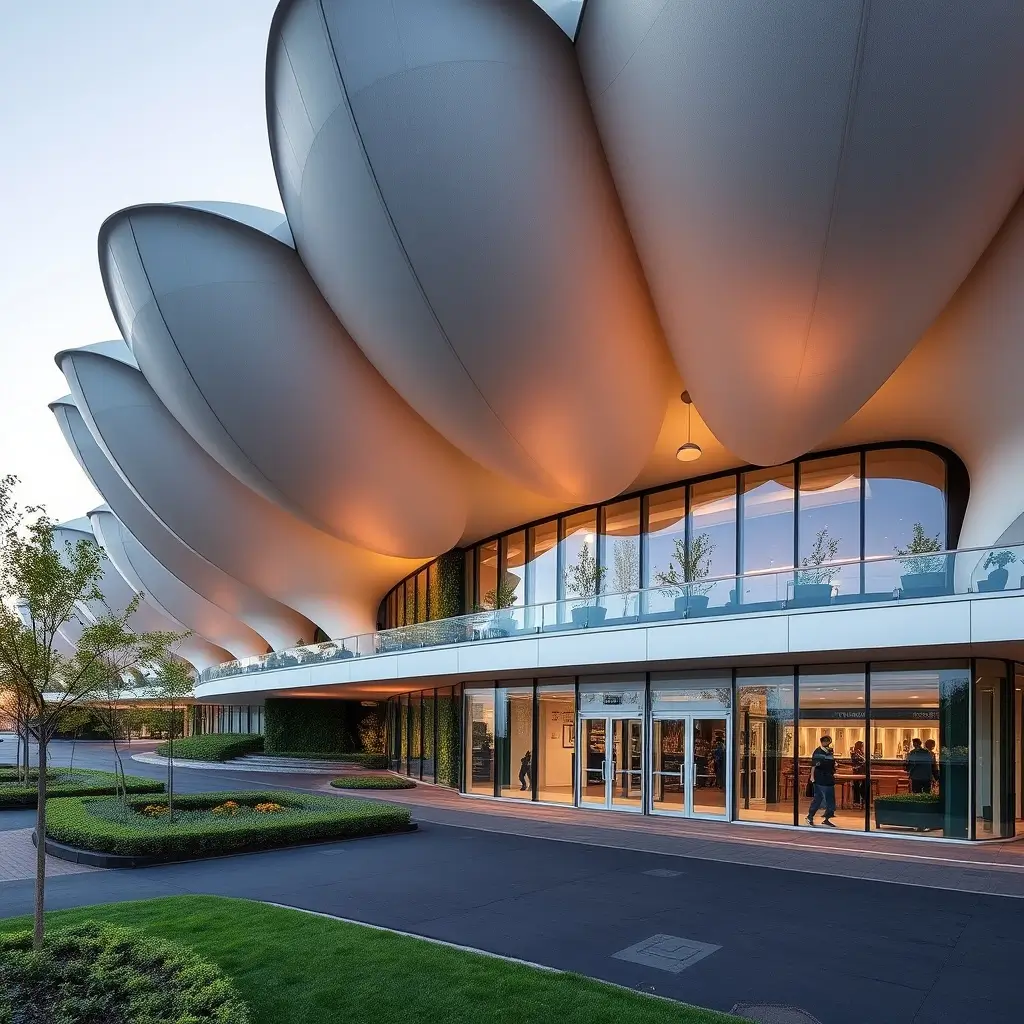 Holland Casino Venlo with its unique flower-like architectural structure